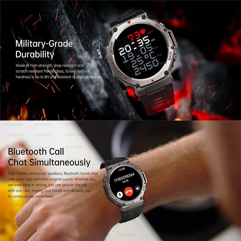 2026 Popular New Military GPS  - Smartwatch Professional Watches For Men recension och pris