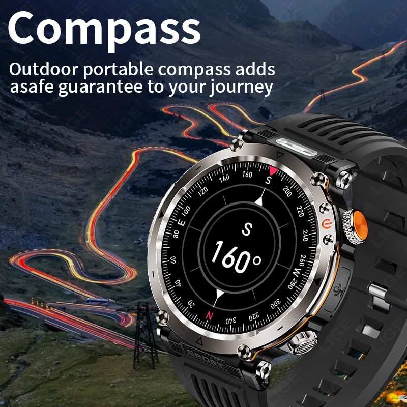 New Military Outdoor Smartwatc - Smartwatch Watches For Men recension och pris