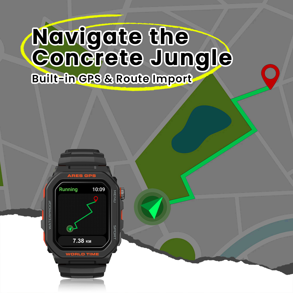 New Zeblaze Ares GPS Smart Wat - Watch Iwo recension och pris