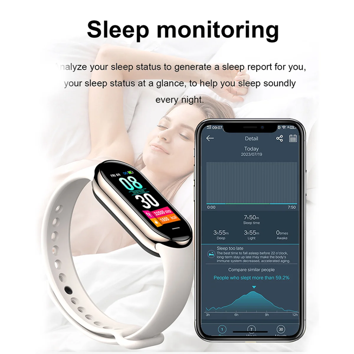 New Original Small M8 Band Sma - Smartwatch Professional Watches For Men recension och pris