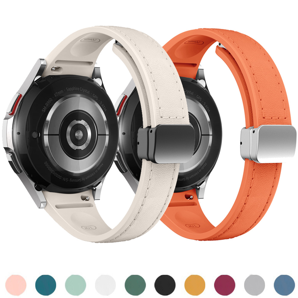 Genuine Leather+silicone Strap - Smartwatch Slim Watches For Men recension och pris