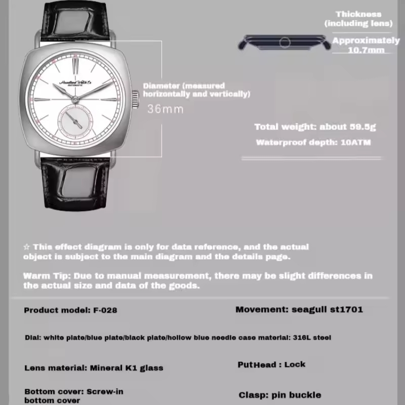 Hruodland 2025 Men's Mechanica - Tide Watch Surf recension och pris