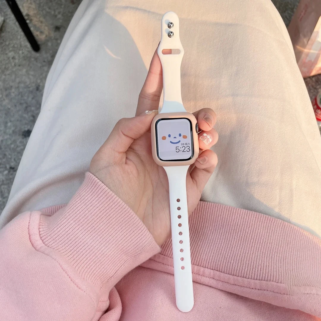 Slim Silicone strap for Apple  - Smartwatch Slim Watches For Men recension och pris
