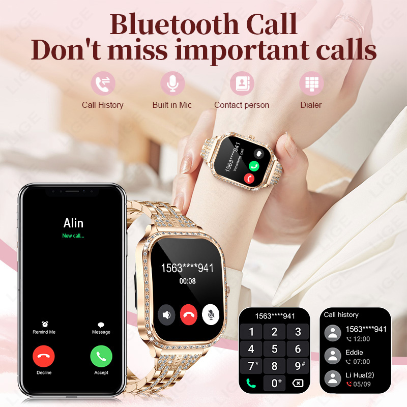 LIGE Smart Watch Women Waterpr - Smartwatch Digital Watches For Women recension och pris