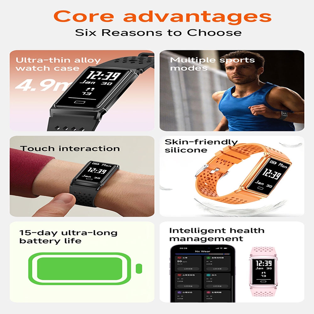 2026New 4.9mm Ultra-Slim Smart - Smartwatch Slim Watches For Men recension och pris
