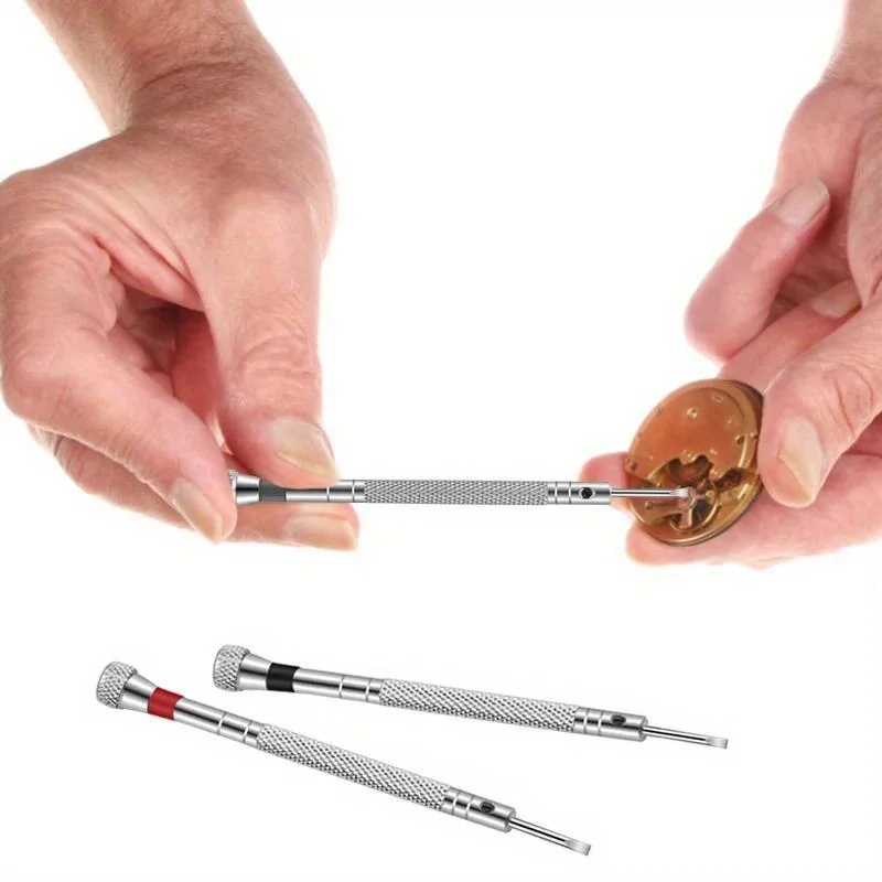 5pcs/set 0.8-1.6mm Steel Screw - Watchmaker Screwdriver recension och pris