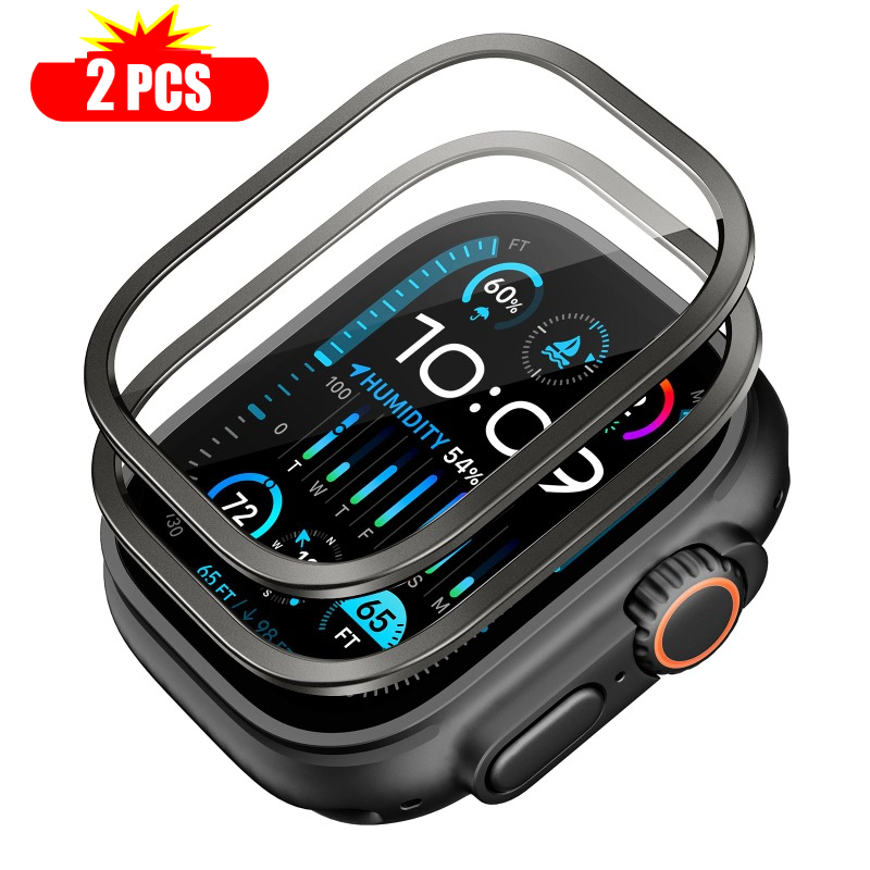 2pcs Tempered Glass for Apple  - Smartwatch Watches For Men recension och pris