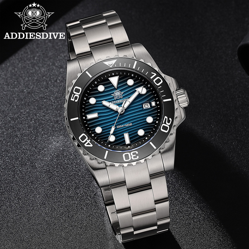 ADDIESDIVE Men's 2115 Quartz W - Waterproof Diving Watch recension och pris