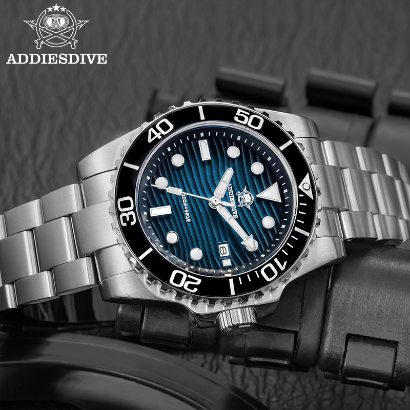 ADDIESDIVE Men's 2115 Quartz W - Waterproof Diving Watch recension och pris