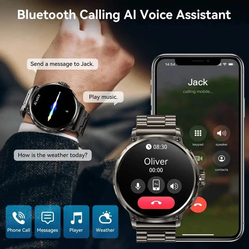 Bluetooth Call 360*360 1.85-In - Smartwatch Professional Watches For Men recension och pris