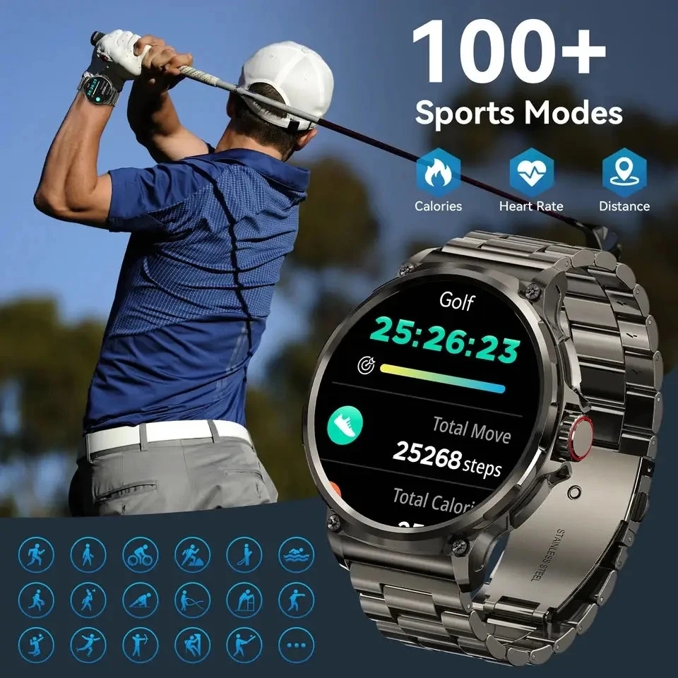 Bluetooth Call 360*360 1.85-In - Smartwatch Professional Watches For Men recension och pris
