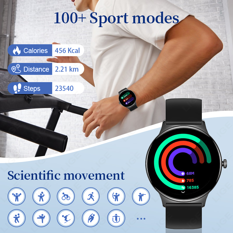 LIGE Ultra Thin Fashion Smart  - Smartwatch Watches Gift For Women recension och pris