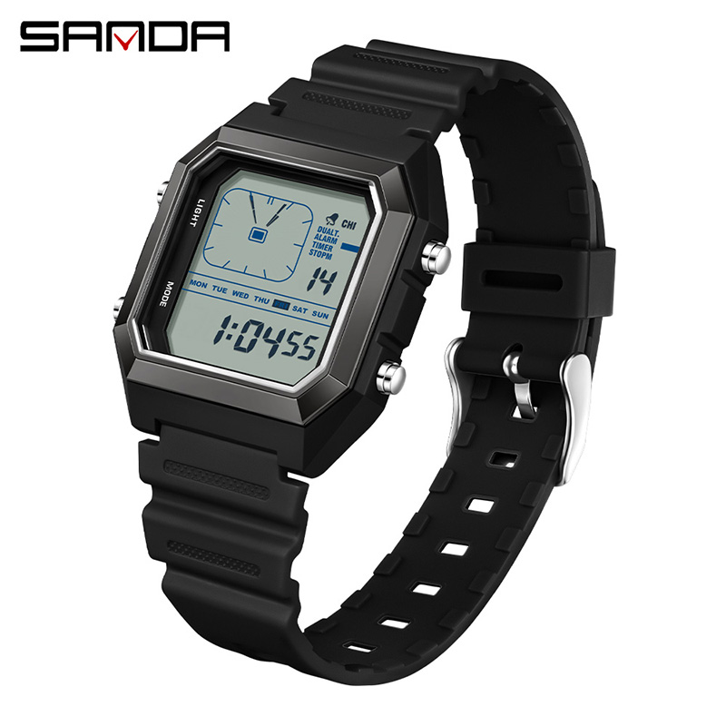 SANDA 6307 New Men's Digital M - Tide Watch Surf recension och pris